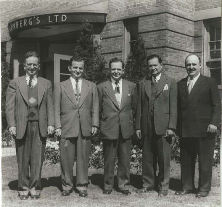 The five Steinberg brothers that owned and operated Steinberg's Grocery Chain. Jewish Heritage Month